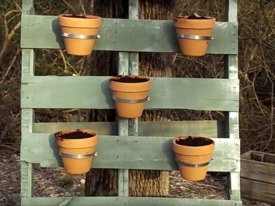 How to Make a Pallet Planter | DIY Hanging Garden