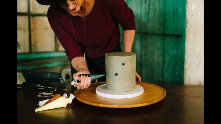 Industrial Wedding Cake Decoration DIY