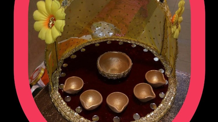 Mehndi tokri plates diy, wedding, wedding tray, pot designs for indian wedding, pot designs