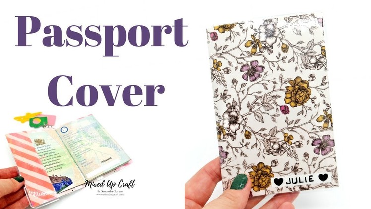 Passport Cover | DIY | Original Design