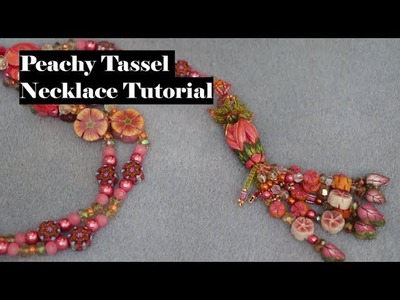 Peachy Tassel Necklace Tutorial