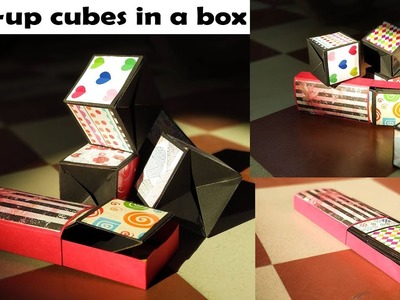 Pop-up cubes in a box | DIY gift ideas | gift for someone special | tutorial