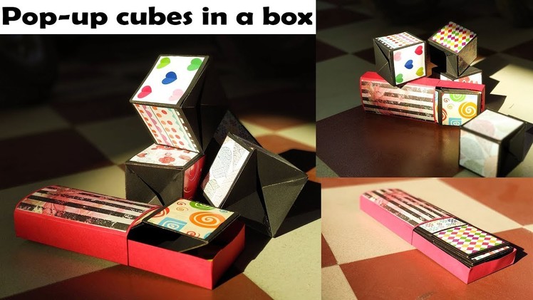 Pop-up cubes in a box | DIY gift ideas | gift for someone special | tutorial