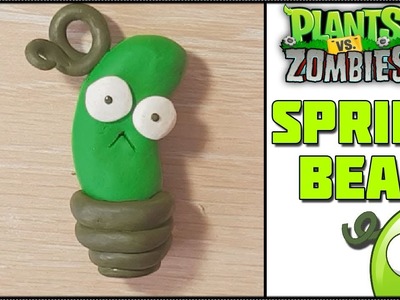 Spring Bean from Plants vs Zombies 2 ! Polymer clay tutorial