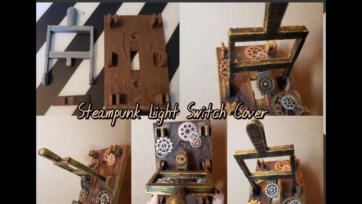 Steampunk Light switch Cover DIY