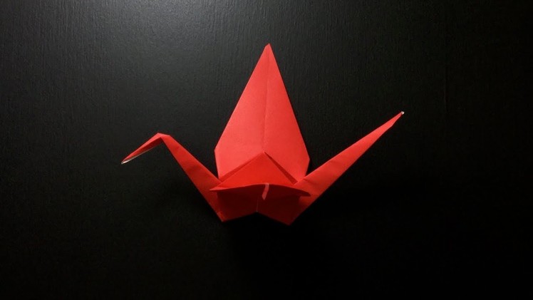 ASMR Silent Traditional Origami Crane Tutorial