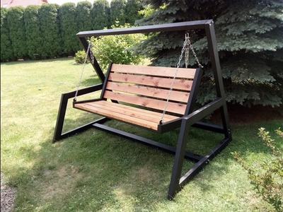 DIY Steel Garden Swing