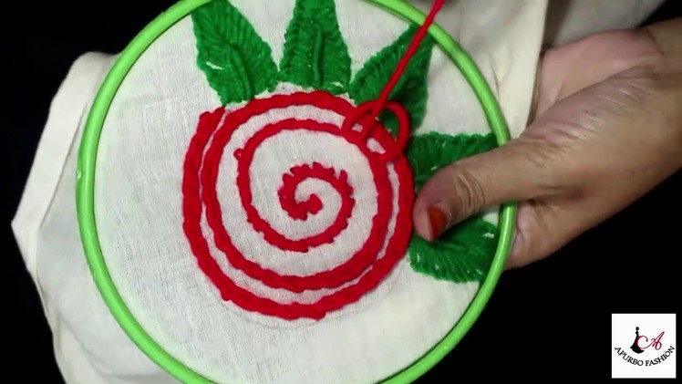 Easy Hand embroidery Tutorial 4 - Hater kaj (Wallmate)