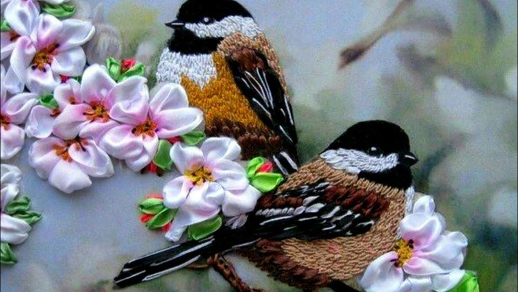 Hand Embroidery Bird's Designs | Sparrow Embroidery Bird Designs |