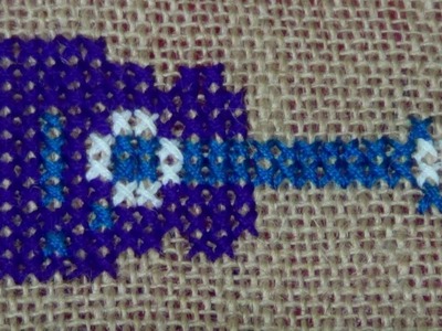 Hand Embroidery work : Cross Stitch Embroidery