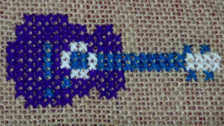 Hand Embroidery work : Cross Stitch Embroidery