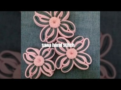 Hand flower  simple work  design by clothes Dori
