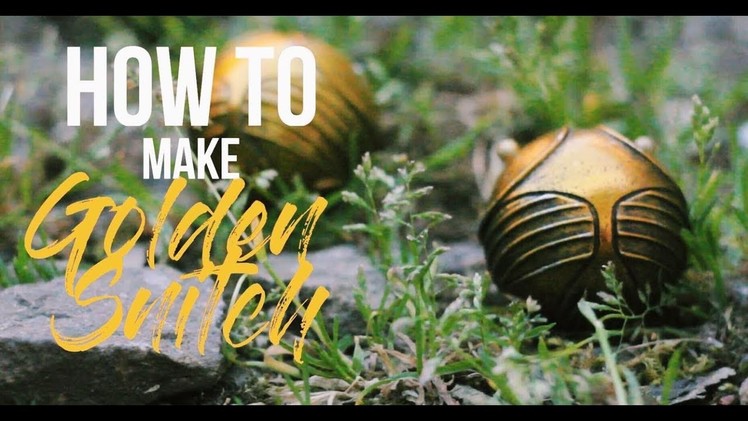 How to make Golden Snitch | Harry Potter DIY