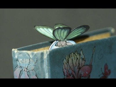 How To Make Pretty 3D Butterfly.Flower Bookmarks