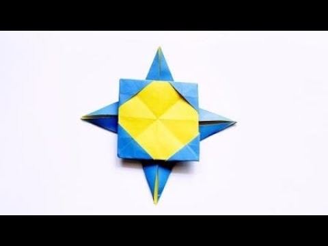 Origami Star Picture Frame ????️, Easy Origami Tutorial Seri