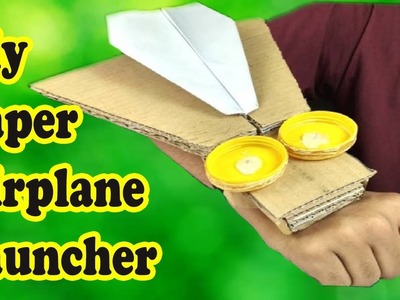 The New Diy Paper Plane Launcher | How To Make Amazing Paper Airplane Palne(Rocket) Launcher At Home