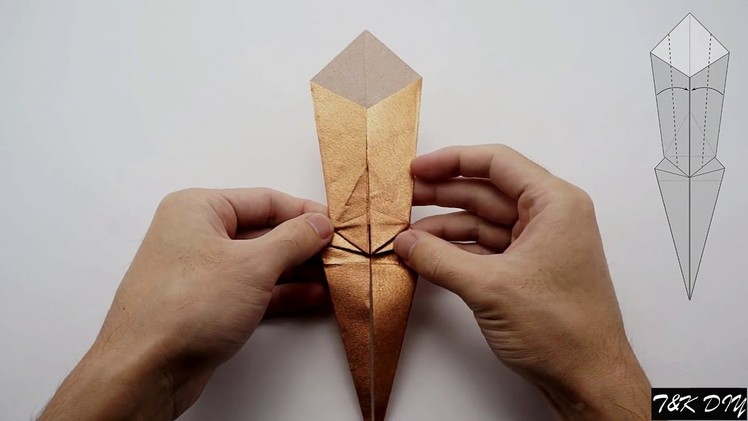 火影忍者的苦无折纸教程Naruto origami tutorial