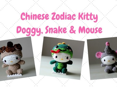 Crochet Amigurumi Hello Kitty Chinese Zodiac Tutorial Preview