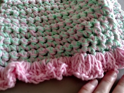 Crochet Baby Burp cloth