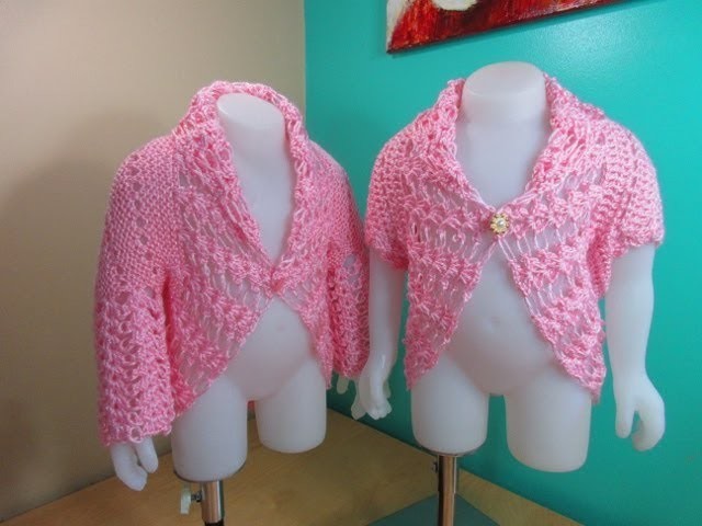 Crochet Girls Cardigan