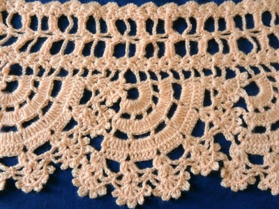 How to crochet simple door hanging Toran. in Marathi. English subtitles. लोकरीचे  तोरण प्रकार  17