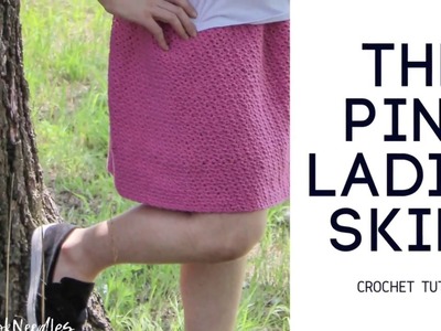 How to Crochet the Pink Ladies skirt by Yarnhookneedles