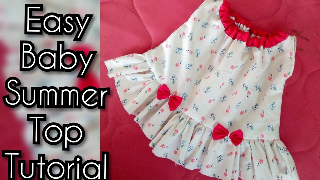 How to Cutting and Stitching New Born Baby Dress by kushi maqbool