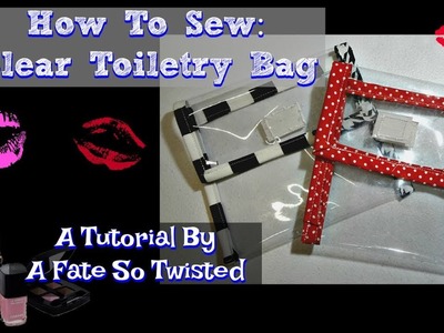 How To Make A TOILETRY BAG