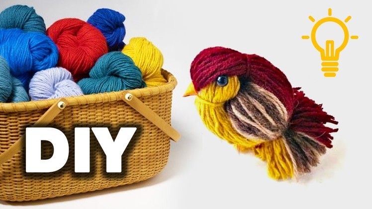 How to make a woolen yarn Bird | DIY | Amigurumi Toys