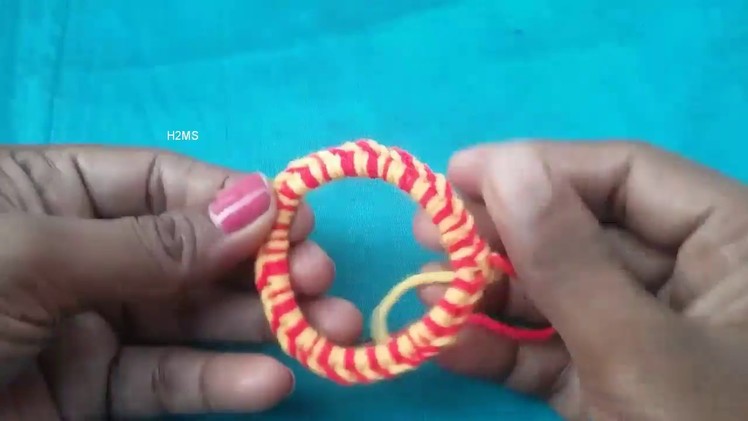 How to make simple rubber band hack, crochet hair band making ideas,elastic band, very easy DIY