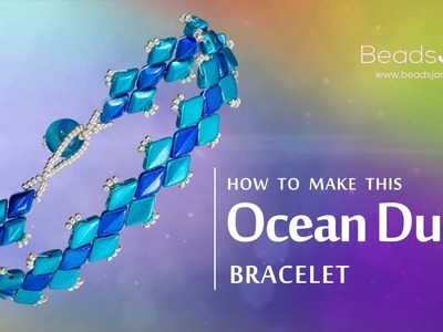 How to make this Ocean Duo Bracelet | GemDuo Seed beads