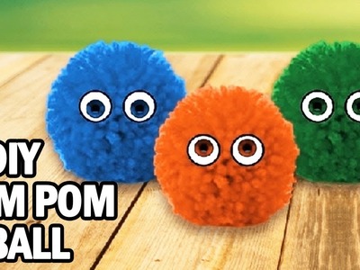 Learning Videos For Kids | How To Make A Pom Pom Ball |Art And Craft Videos|DIY Videos |Ultra Crafts