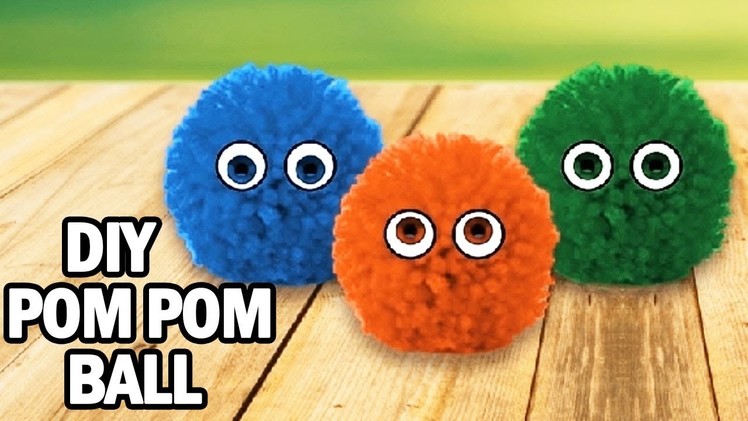 Learning Videos For Kids | How To Make A Pom Pom Ball |Art And Craft Videos|DIY Videos |Ultra Crafts