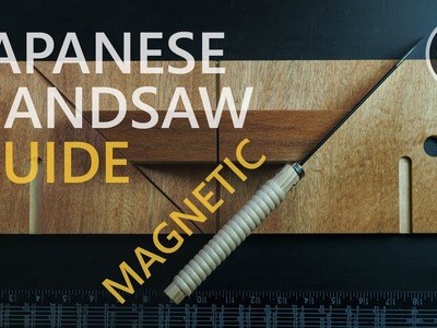 Minimal Magnetic Jig for Japanese Saw. How-to Woodworking