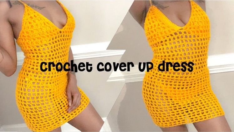 Summer Crochet Cover up dress