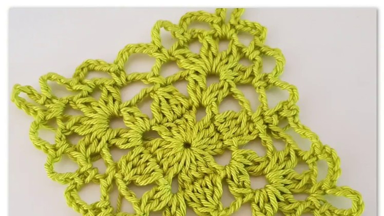 Summer Granny Square & how to join them as you go