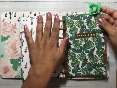 B6 TN with a Mini Happy Planner and The Planner Society (TPS) Kits - May 2018