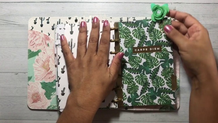B6 TN with a Mini Happy Planner and The Planner Society (TPS) Kits - May 2018