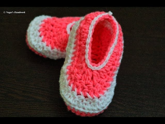 Crochet Baby Shoes-Crochet Baby Booties for 1-2 yrs-Crochet Baby Shoes-Crochet Baby Booties in Tamil