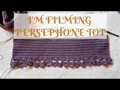 Crochet podcast.Goddess top on the making.Give away pattern