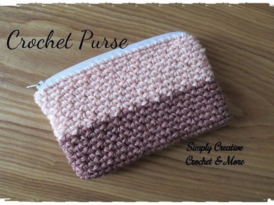 Crochet Purse with zipper