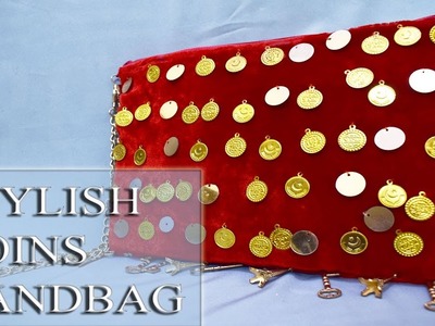 D.I.Y Stylish Coins Handbag Tutorial |House Of Fashion