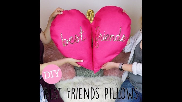 DIY Best Friends Pillows