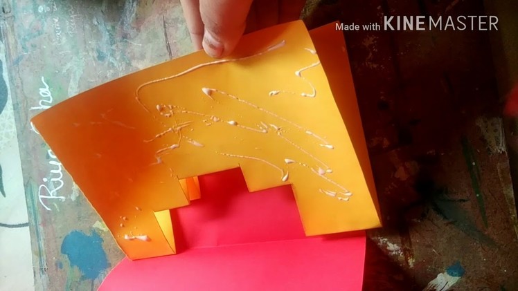 DIY|Birthday Card|Craft|very easy hand made fold card