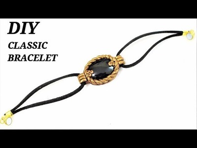 DIY - How To Make Classic Bracelet With Polymer Clay  | Jewelry Making Tutorial