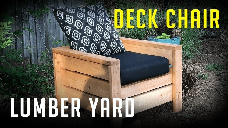 DIY Lumber Yard Deck Chair