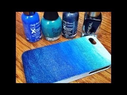 DIY Nail Polish Inspired Phone Cases!