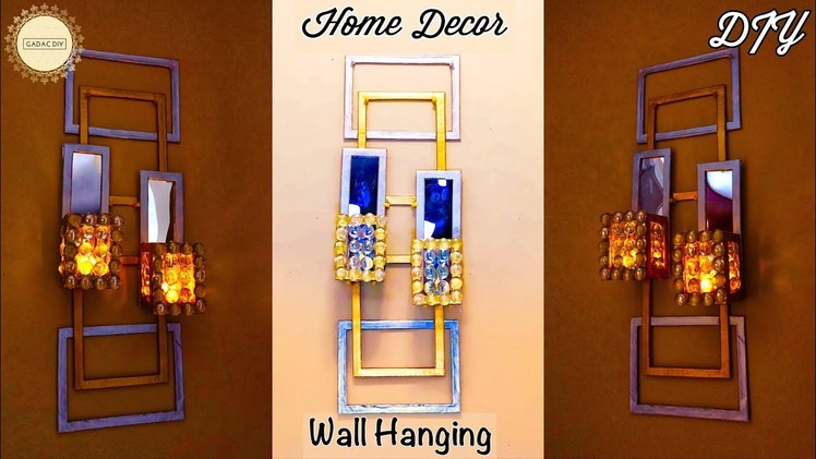 DIY Unique Wall Hanging | Wall hanging craft ideas simple | diy wall decor | gadac diy