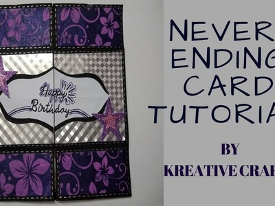 Easy DIY-Never Ending Card Tutorial | Endless Card | Kreative Crafts with Tanya