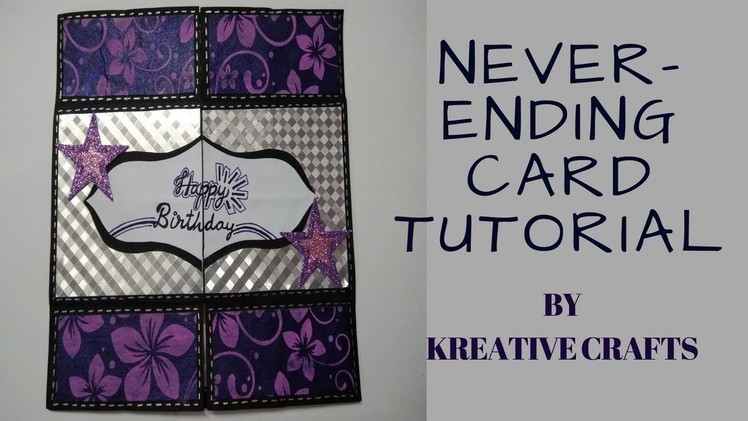 Easy DIY-Never Ending Card Tutorial | Endless Card | Kreative Crafts with Tanya